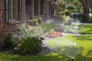 our Hamilton irrigation repair team was called to repair this front yard system